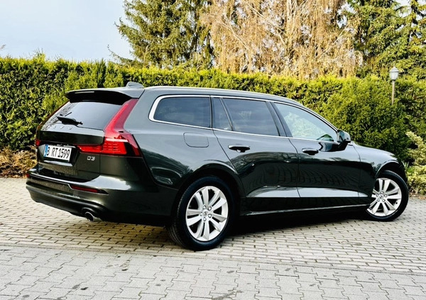 Volvo V60 cena 84400 przebieg: 117890, rok produkcji 2018 z Żukowo małe 781
